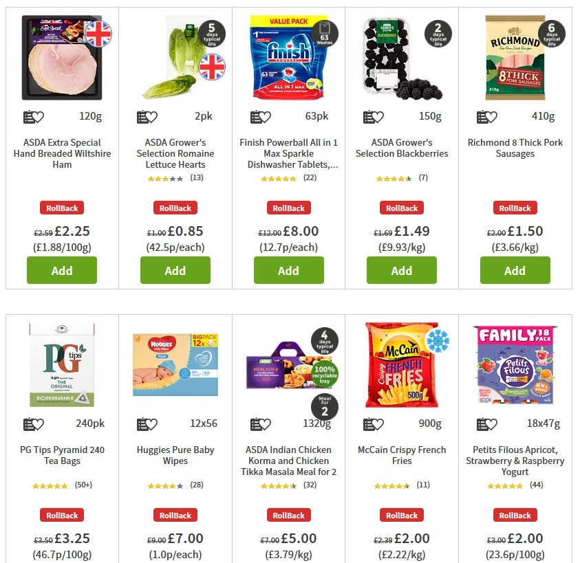 ASDA Offers from 3 July