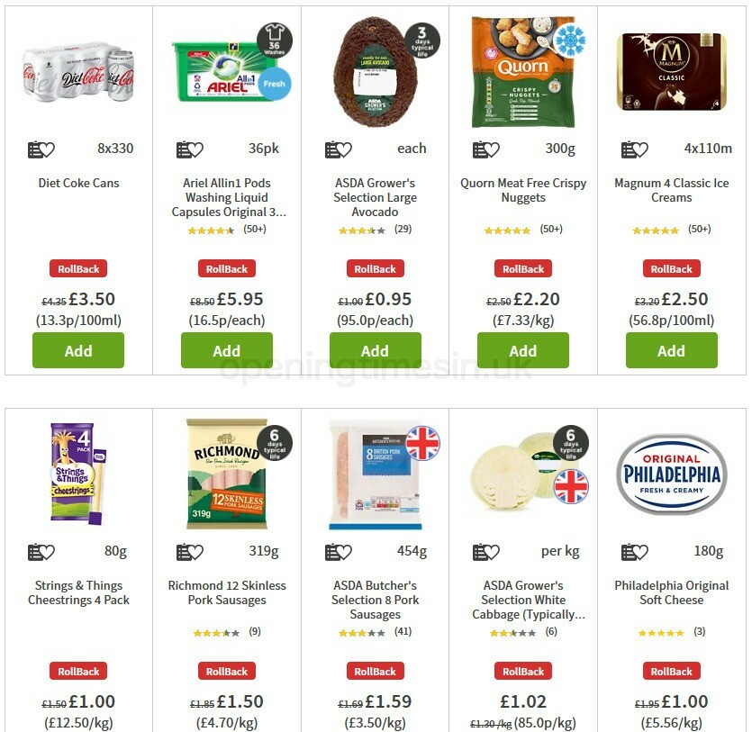 ASDA Offers from 31 July