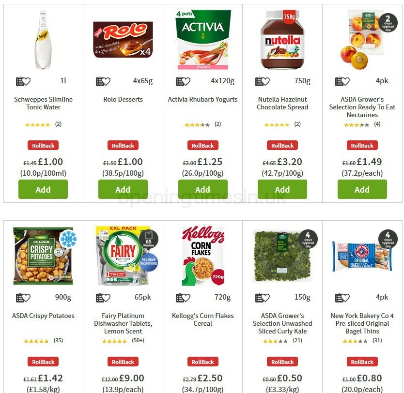 ASDA Offers from 31 July