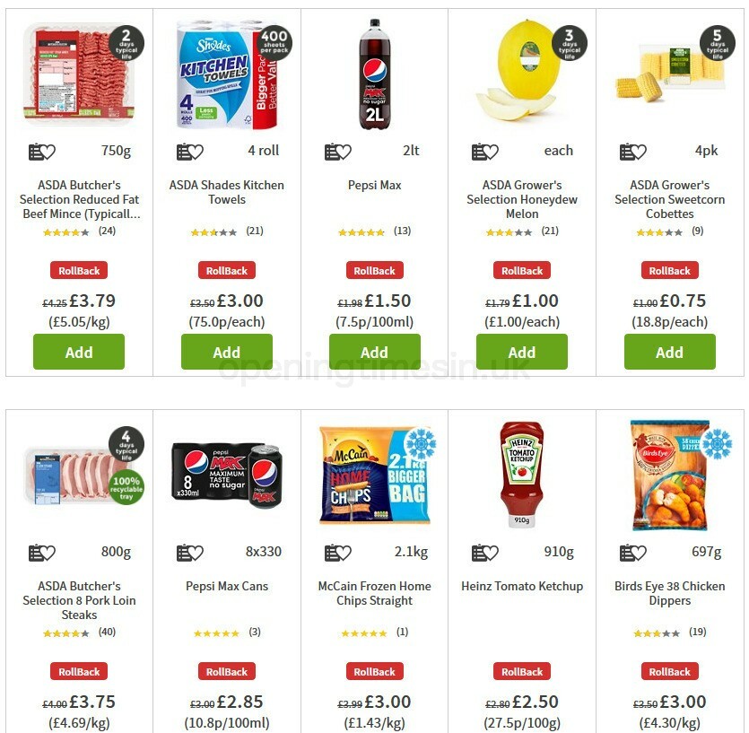 ASDA Offers from 31 July