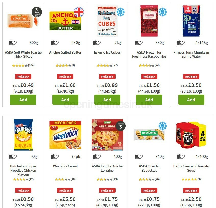 ASDA Offers from 7 August