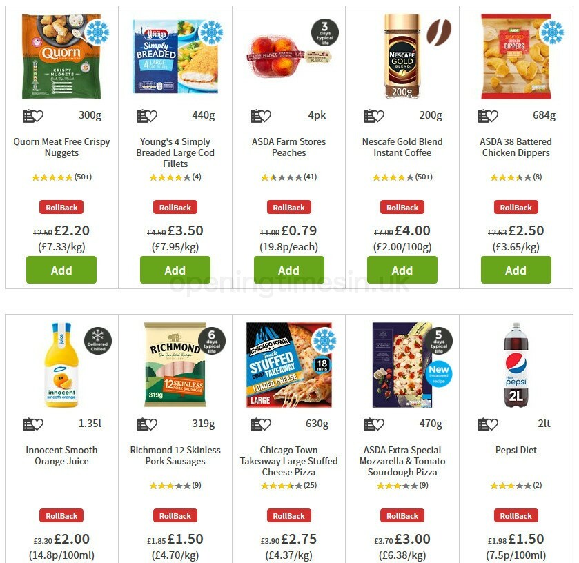 ASDA Offers from 7 August