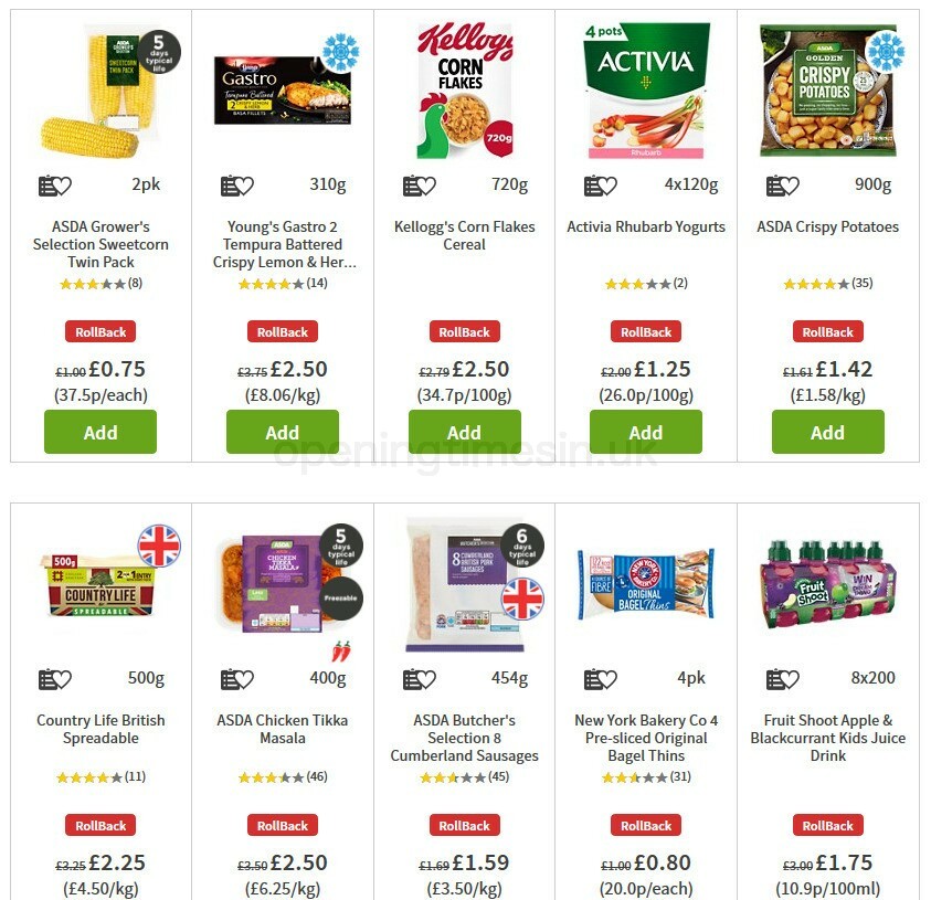 ASDA Offers from 7 August