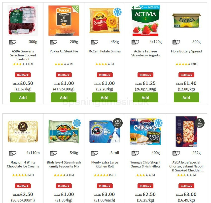 ASDA Offers from 7 August