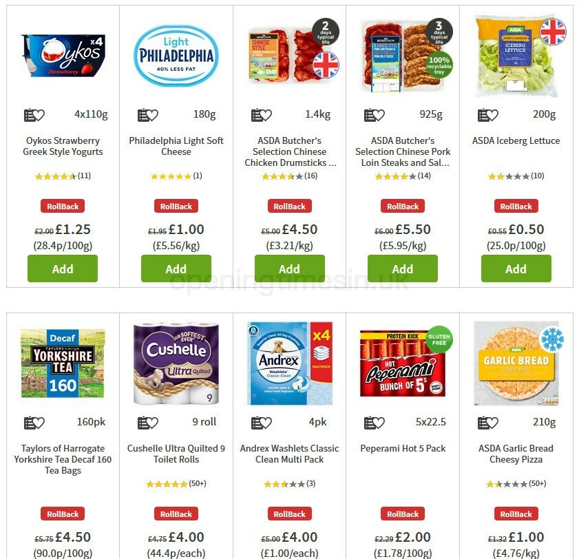 ASDA Offers from 7 August