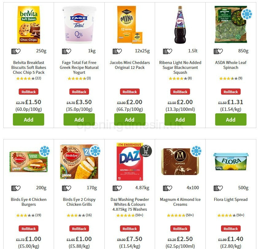 ASDA Offers from 7 August