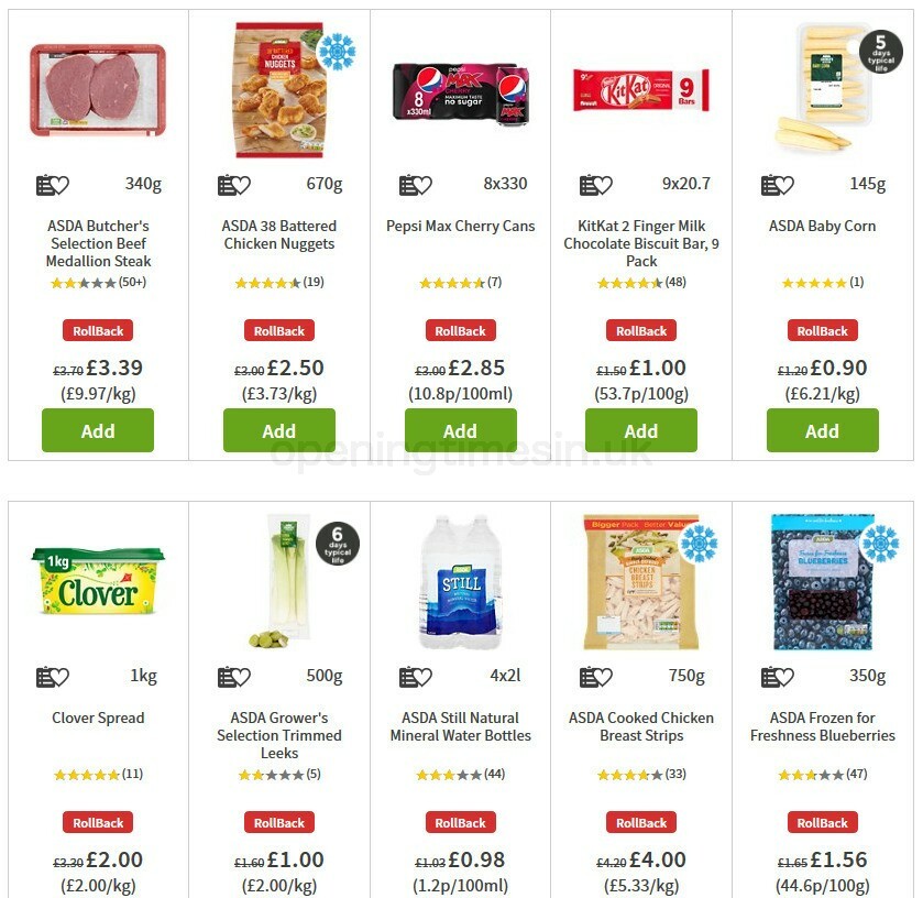 ASDA Offers from 7 August