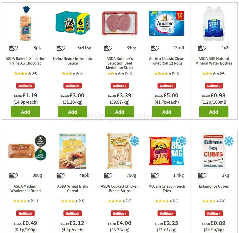 ASDA Offers from 28 August