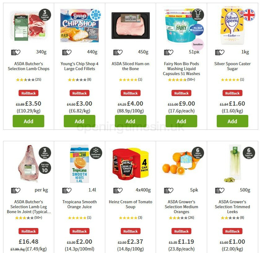 ASDA Offers from 28 August