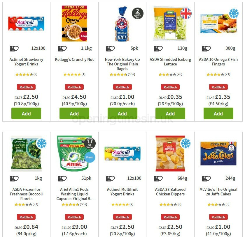 ASDA Offers from 28 August