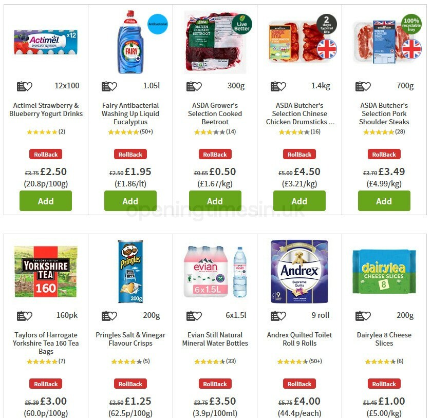 ASDA Offers from 28 August