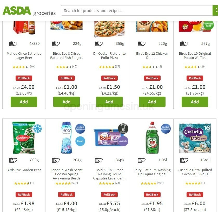 ASDA Offers from 28 August