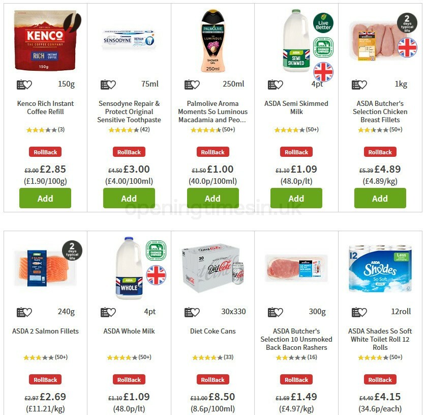 ASDA Offers from 28 August