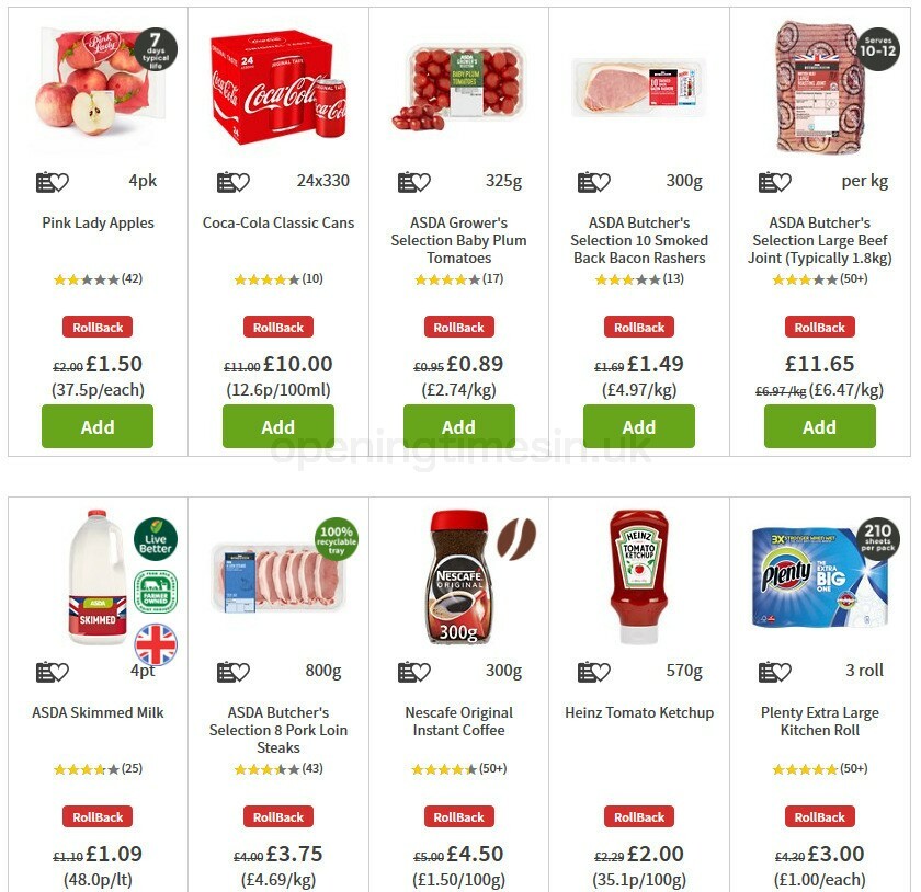 ASDA Offers from 28 August