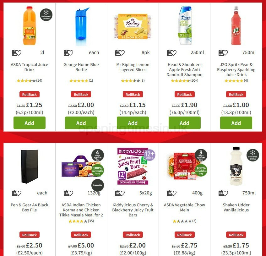 ASDA Offers from 11 September