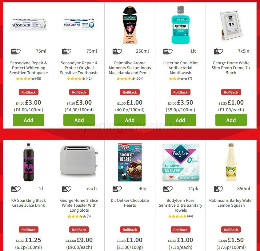 ASDA Offers from 11 September