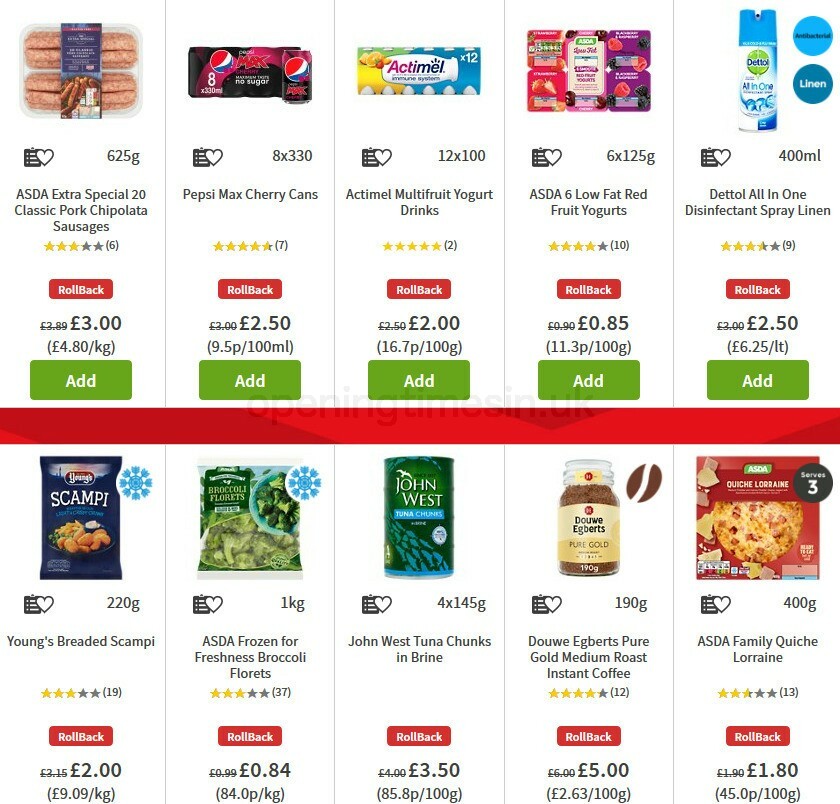 ASDA Offers from 18 September