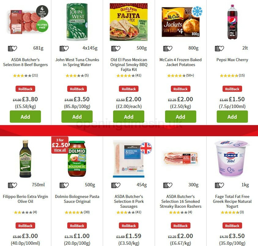 ASDA Offers from 18 September