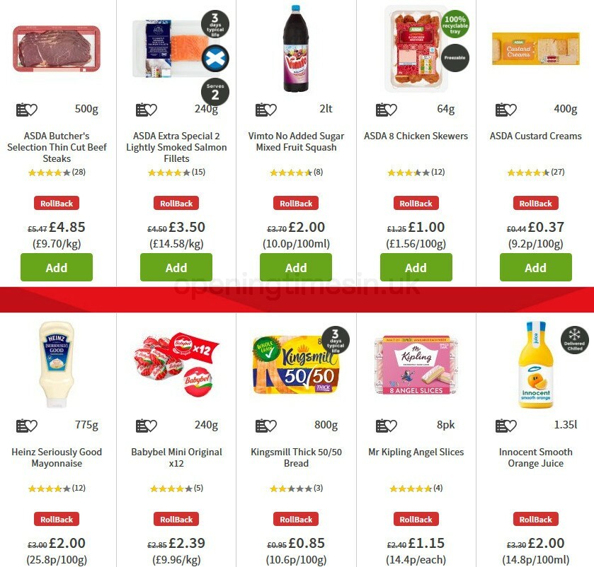 ASDA Offers from 18 September