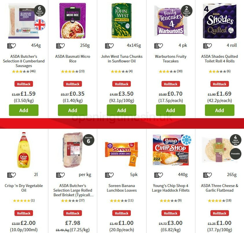 ASDA Offers from 18 September