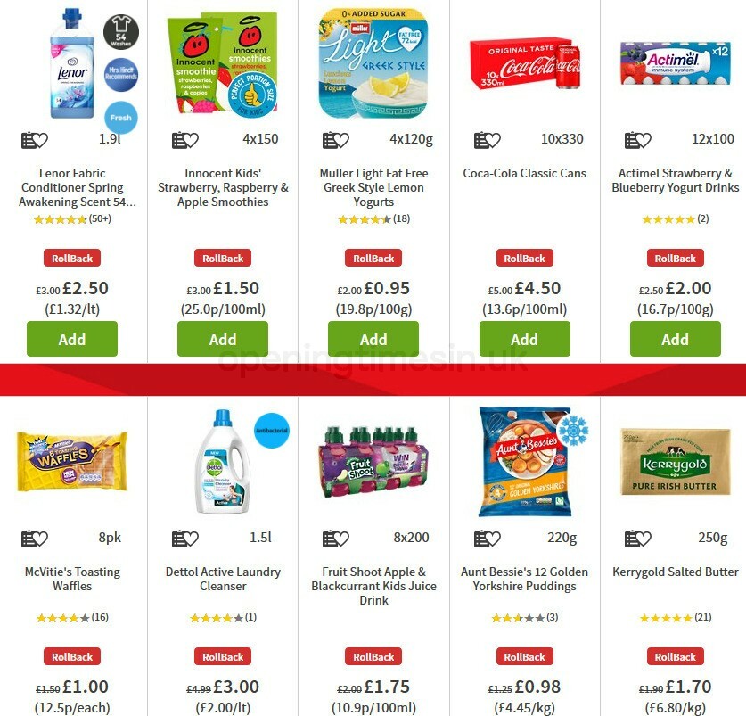 ASDA Offers from 18 September