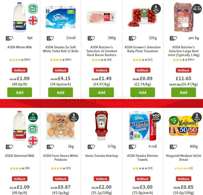 ASDA Offers from 18 September