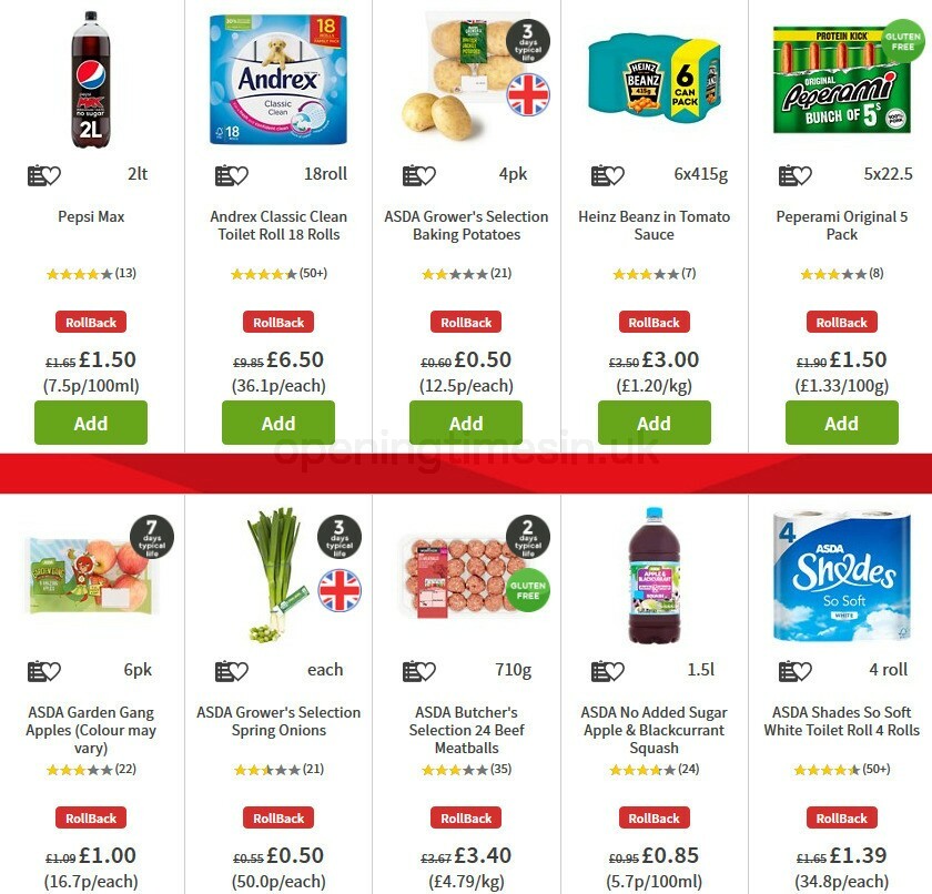 ASDA Offers from 18 September