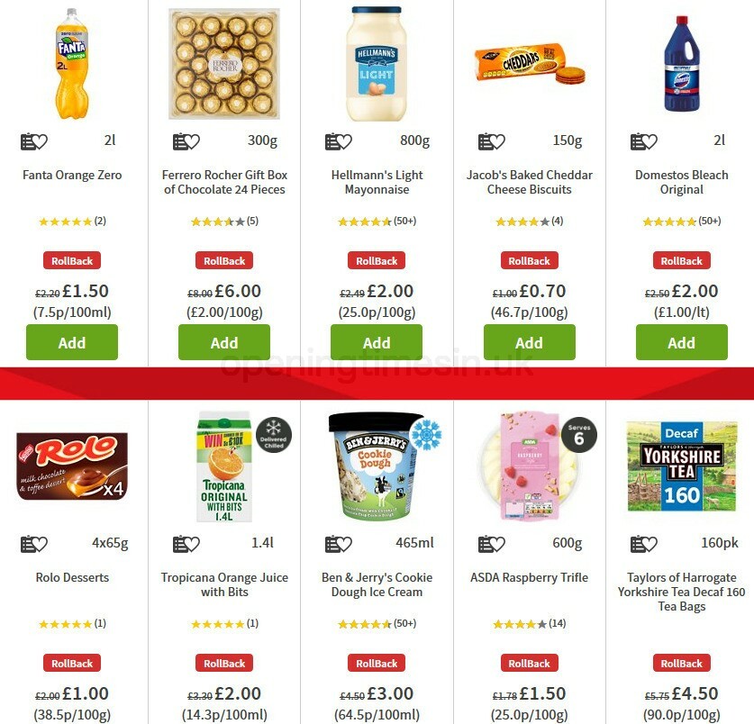 ASDA Offers from 2 October