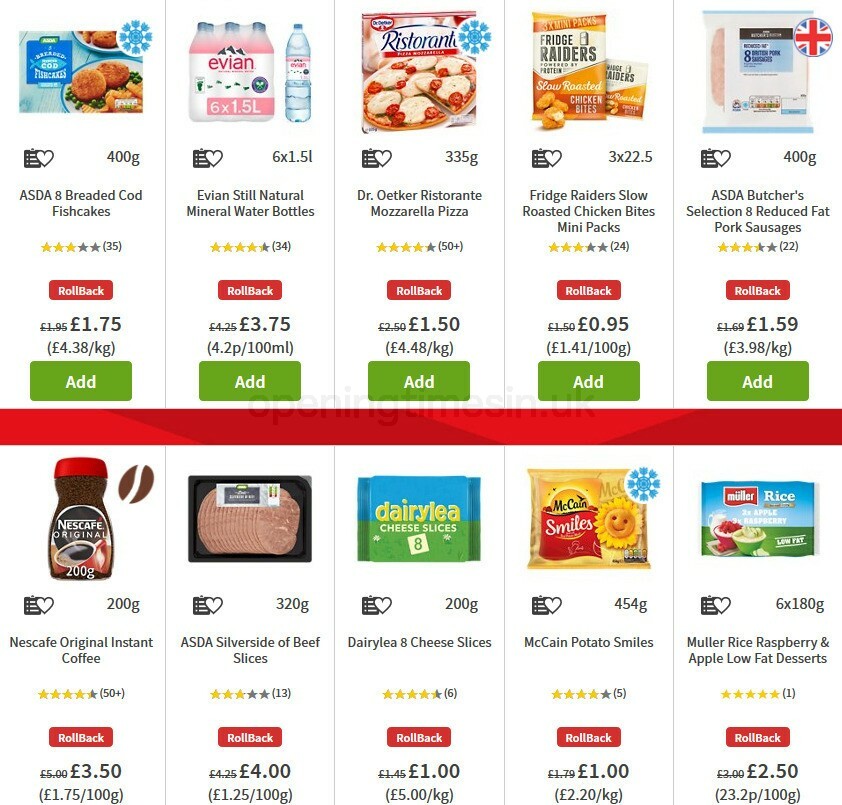 ASDA Offers from 9 October