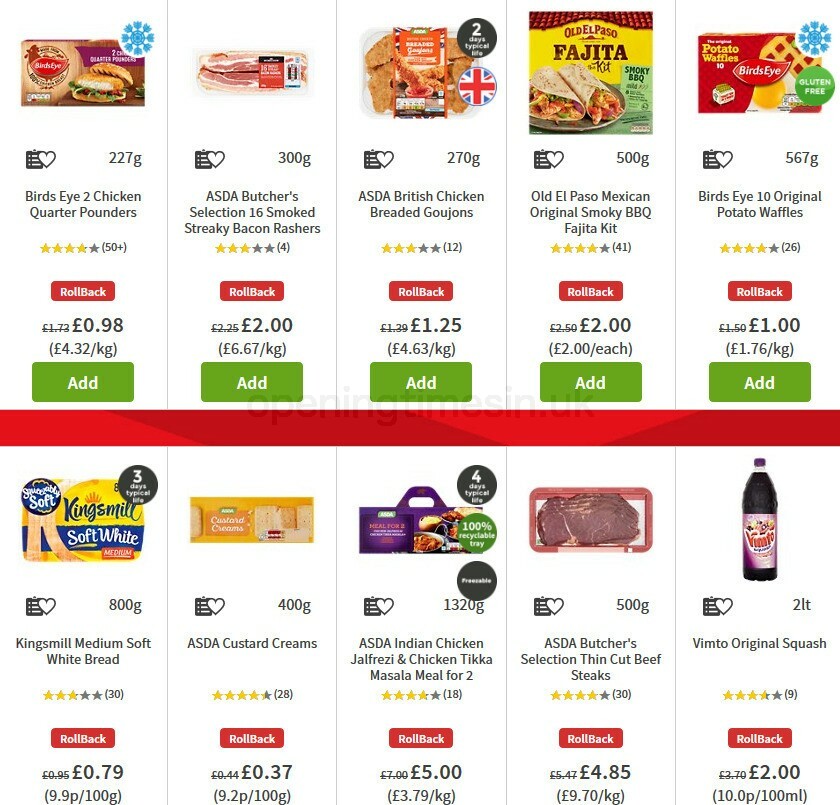 ASDA Offers from 9 October