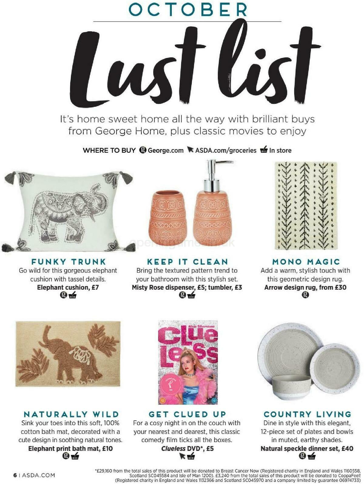 ASDA Magazine October 2020 Offers from 1 October