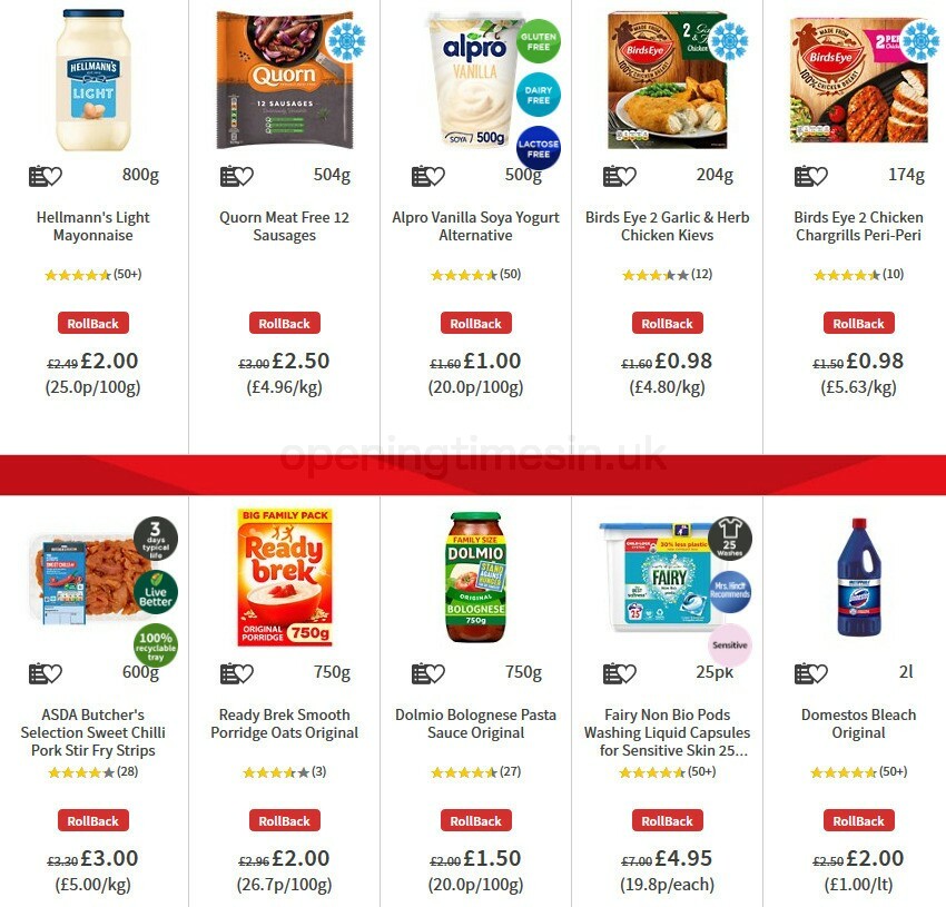 ASDA Offers from 16 October