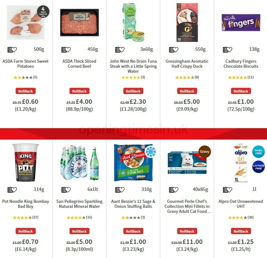 ASDA Offers from 16 October