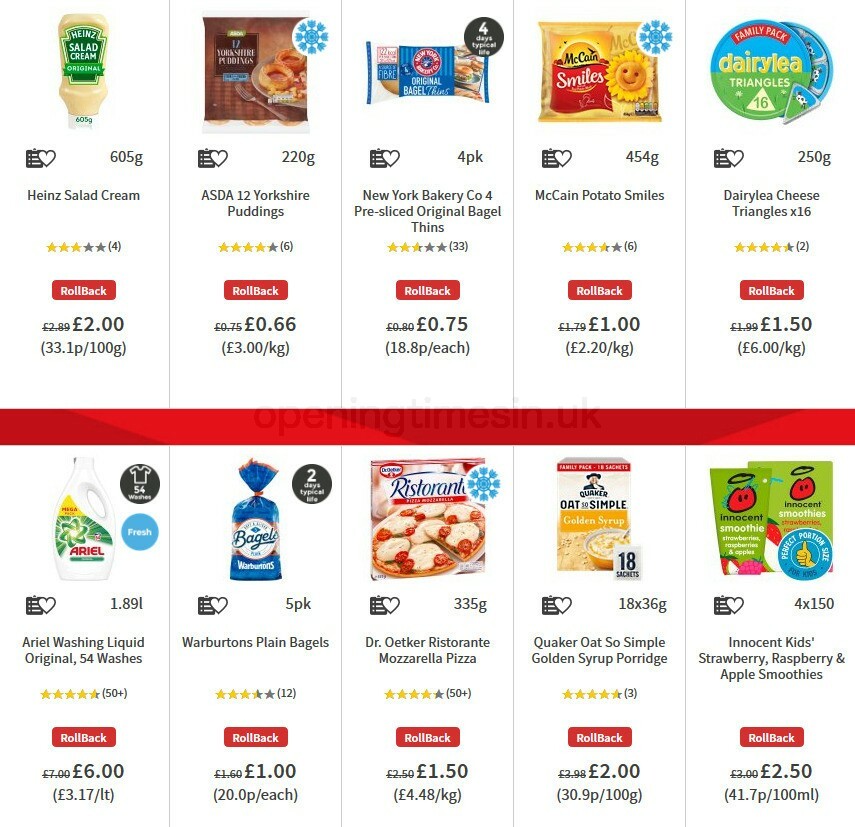 ASDA Offers from 16 October