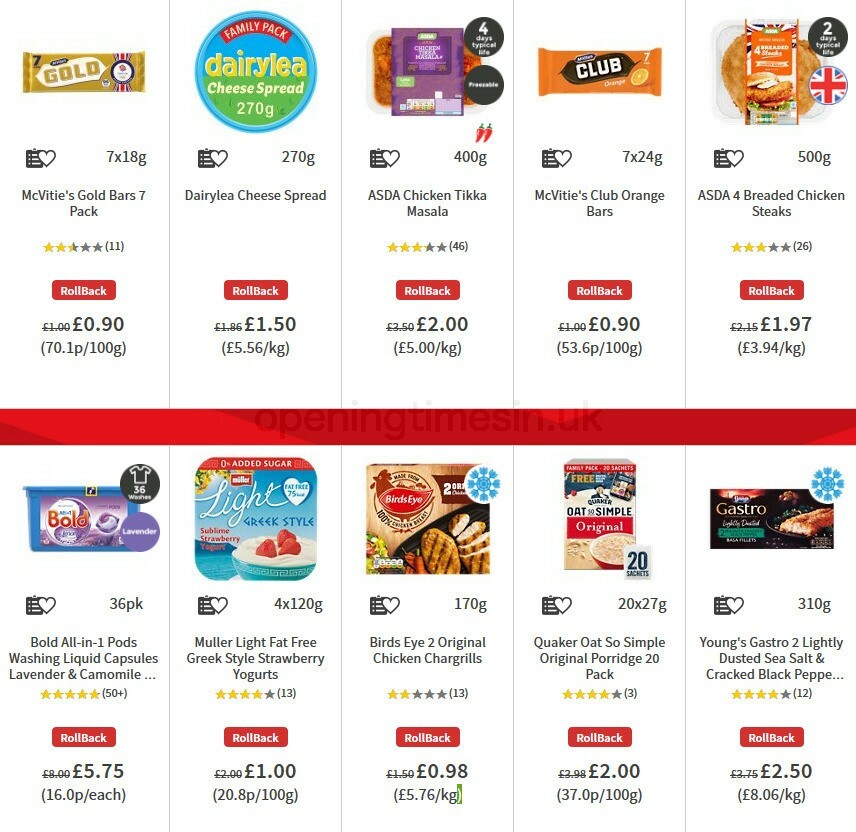 ASDA Offers from 16 October