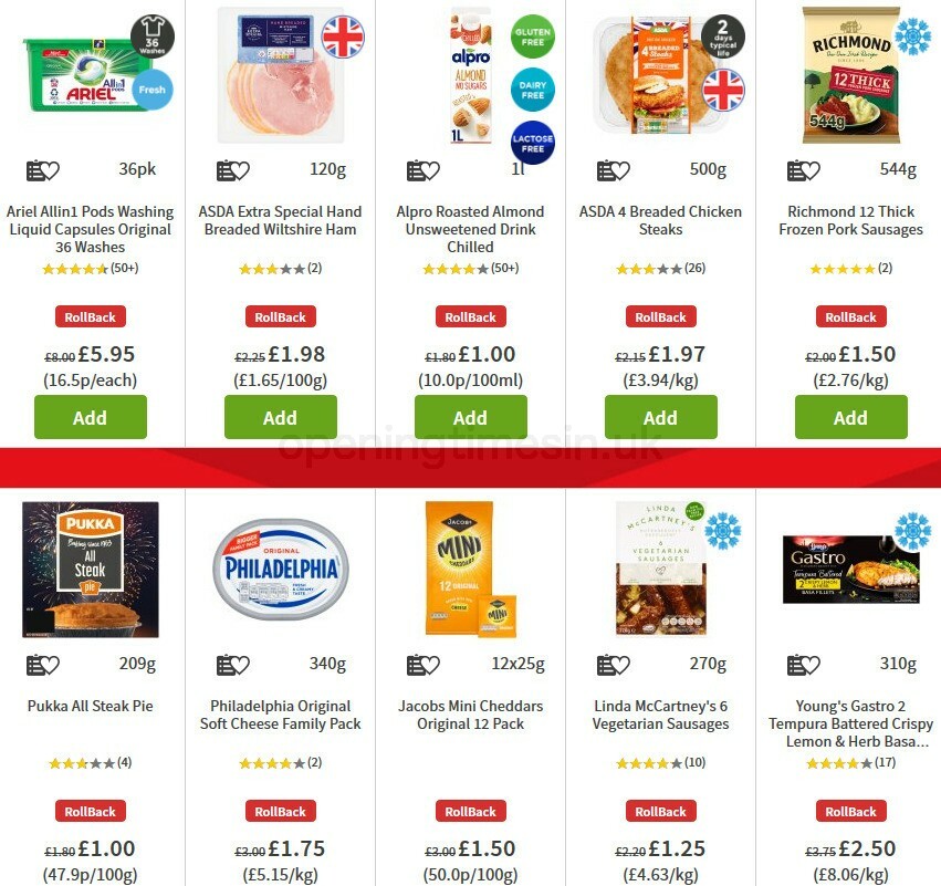 ASDA Offers from 23 October