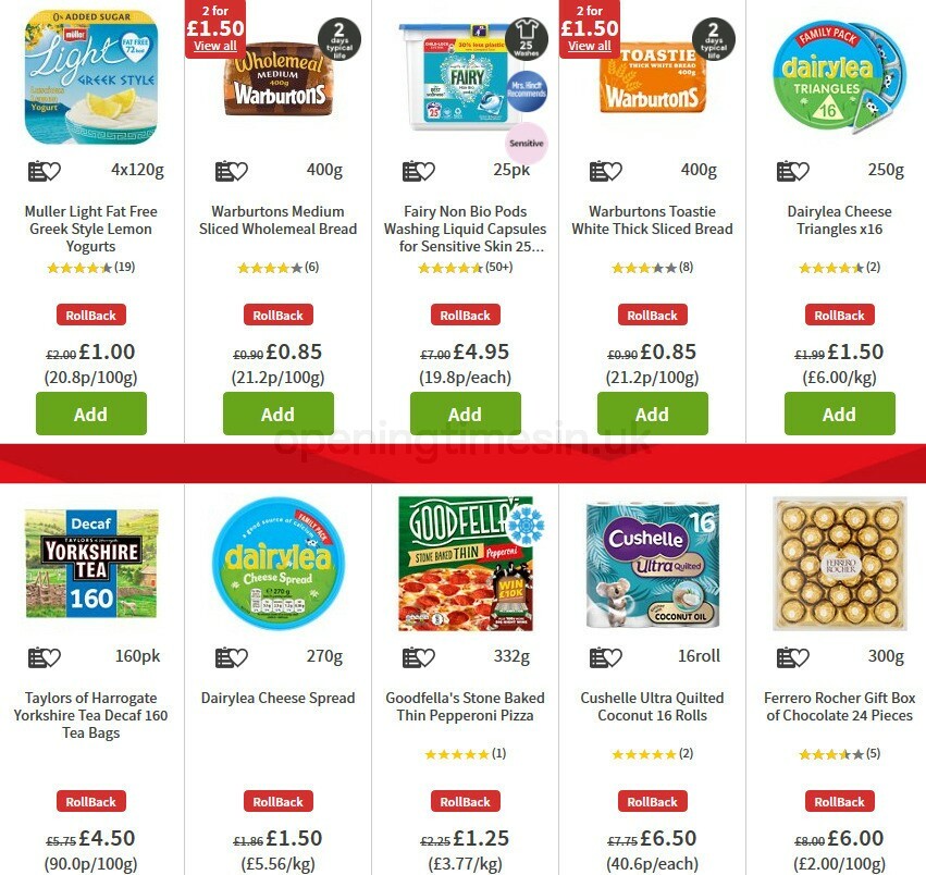 ASDA Offers from 23 October