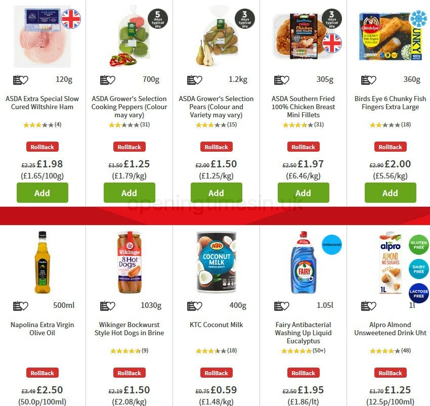 ASDA Offers from 23 October