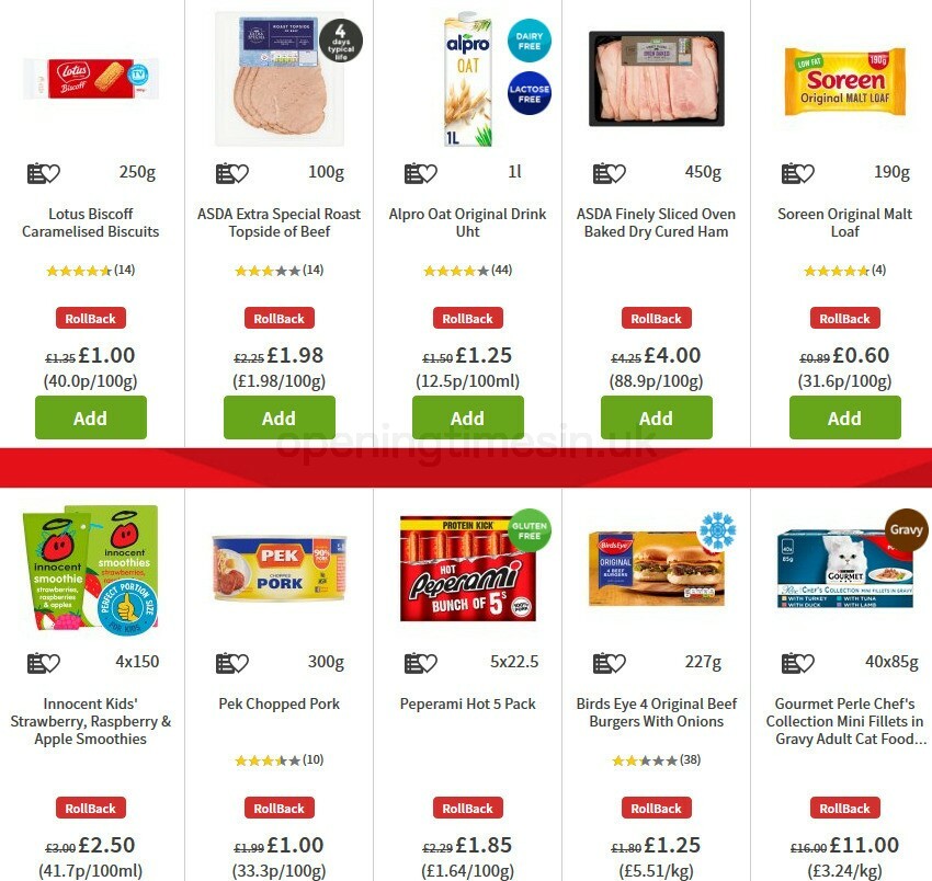 ASDA Offers from 23 October