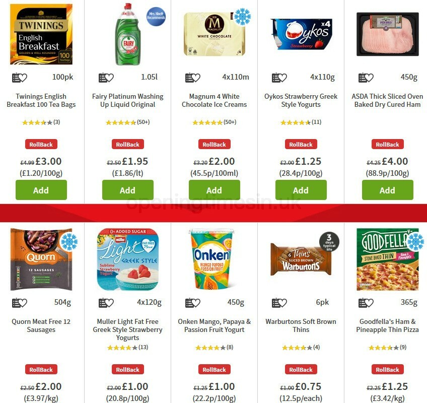 ASDA Offers from 23 October