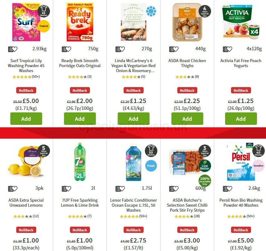 ASDA Offers from 23 October