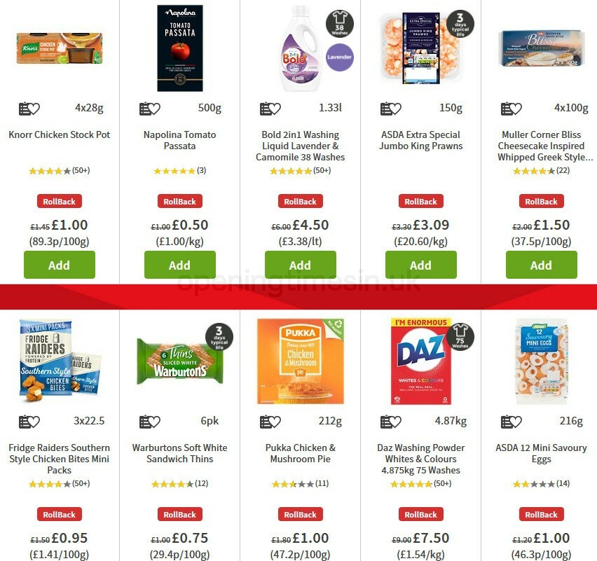 ASDA Offers from 23 October