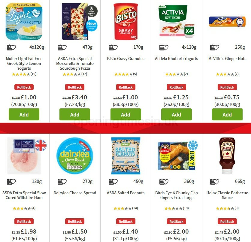 ASDA Offers from 30 October