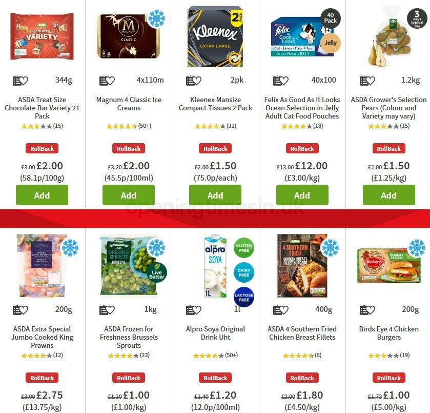 ASDA Offers from 30 October