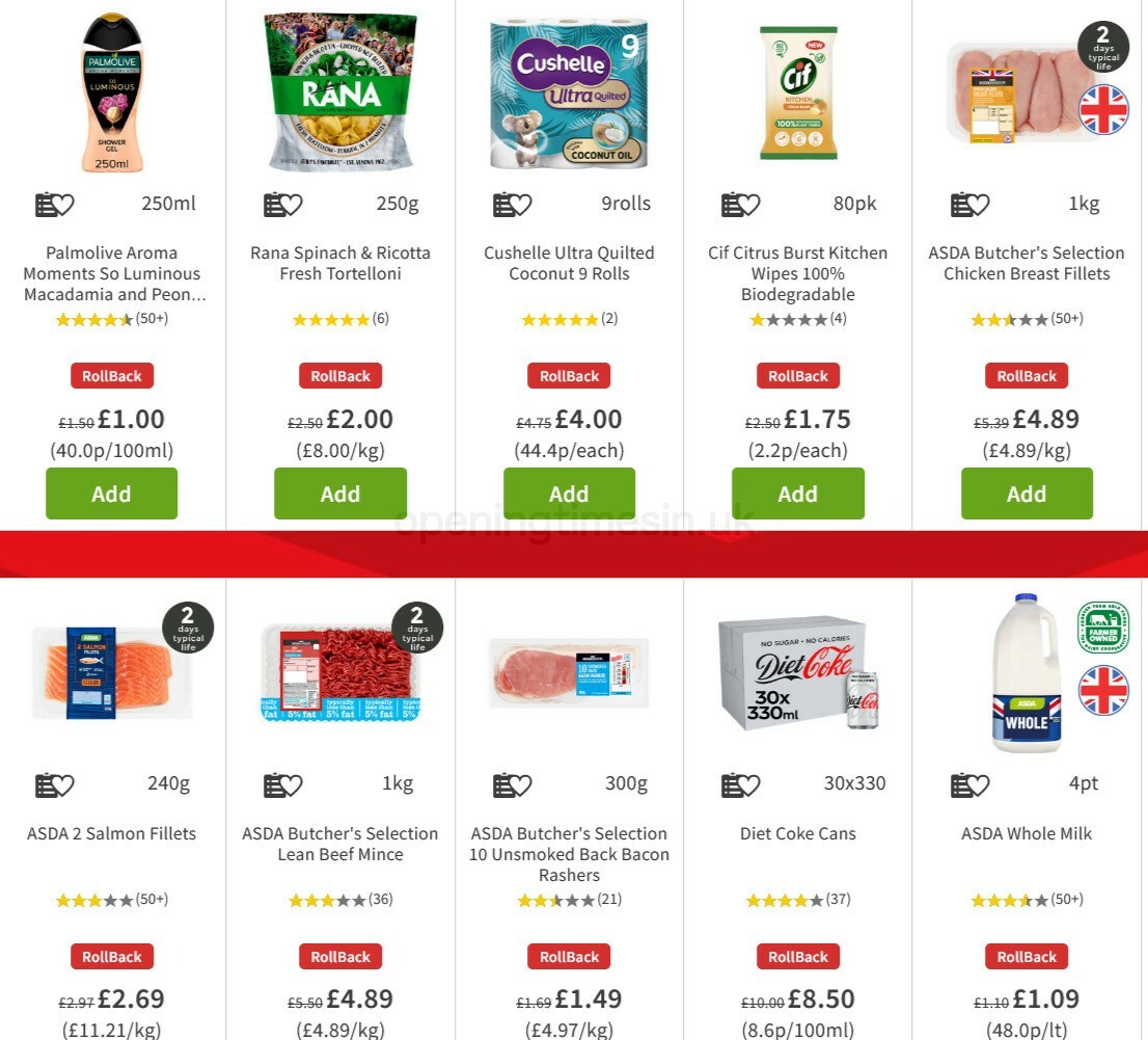 ASDA Offers from 6 November