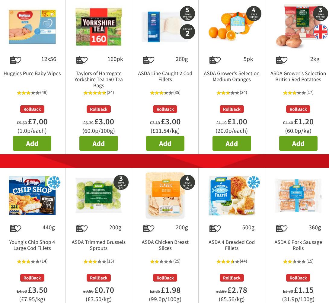 ASDA Offers from 13 November