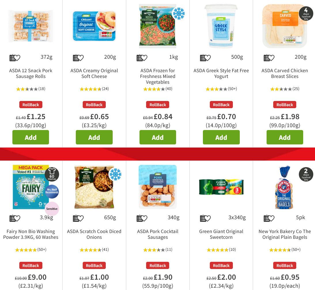 ASDA Offers from 20 November