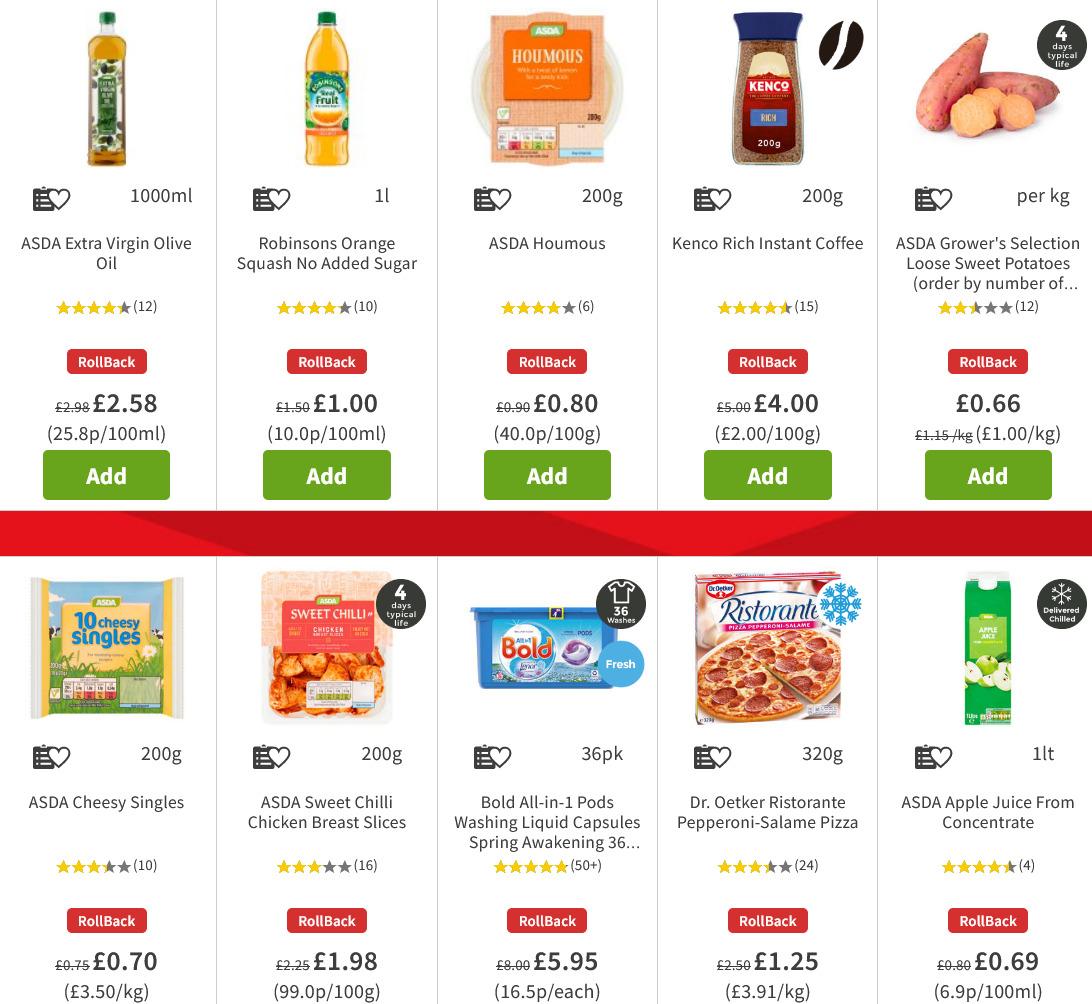 ASDA Offers from 20 November