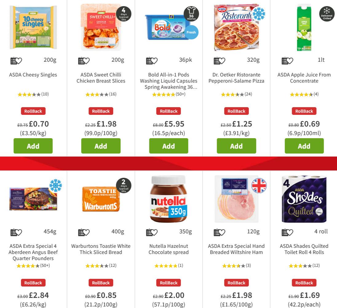 ASDA Offers from 20 November