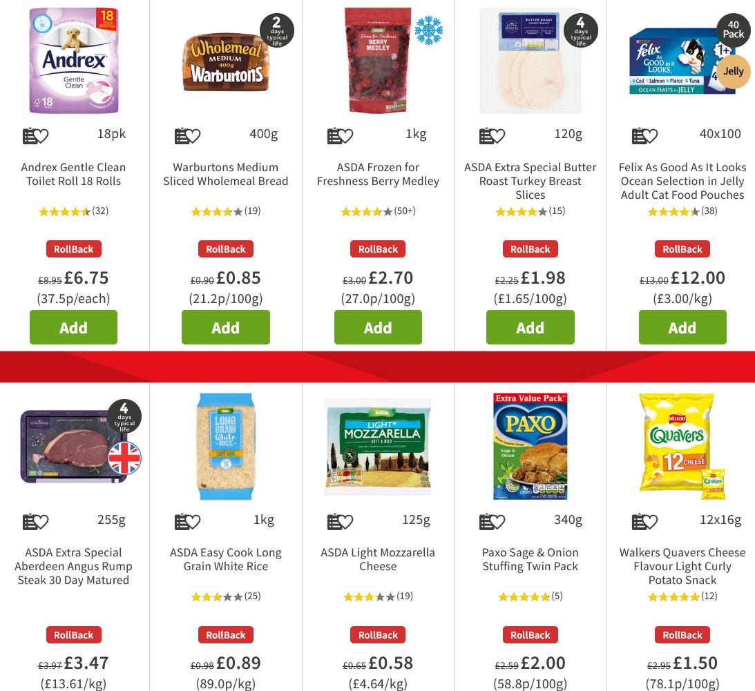 ASDA Offers from 20 November